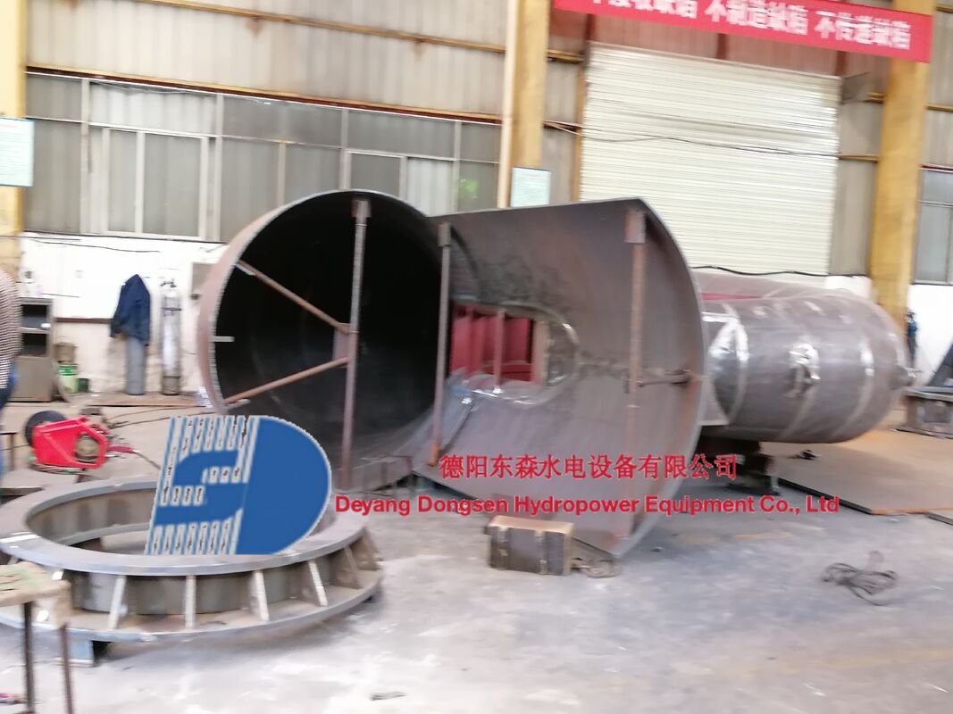 Francis Turbine Generator dengan rentang kecepatan 150RPM hingga 1000RPM, umur 30 hingga 50 tahun dan output daya 300kW hingga 20MW untuk pembangkit listrik tenaga air