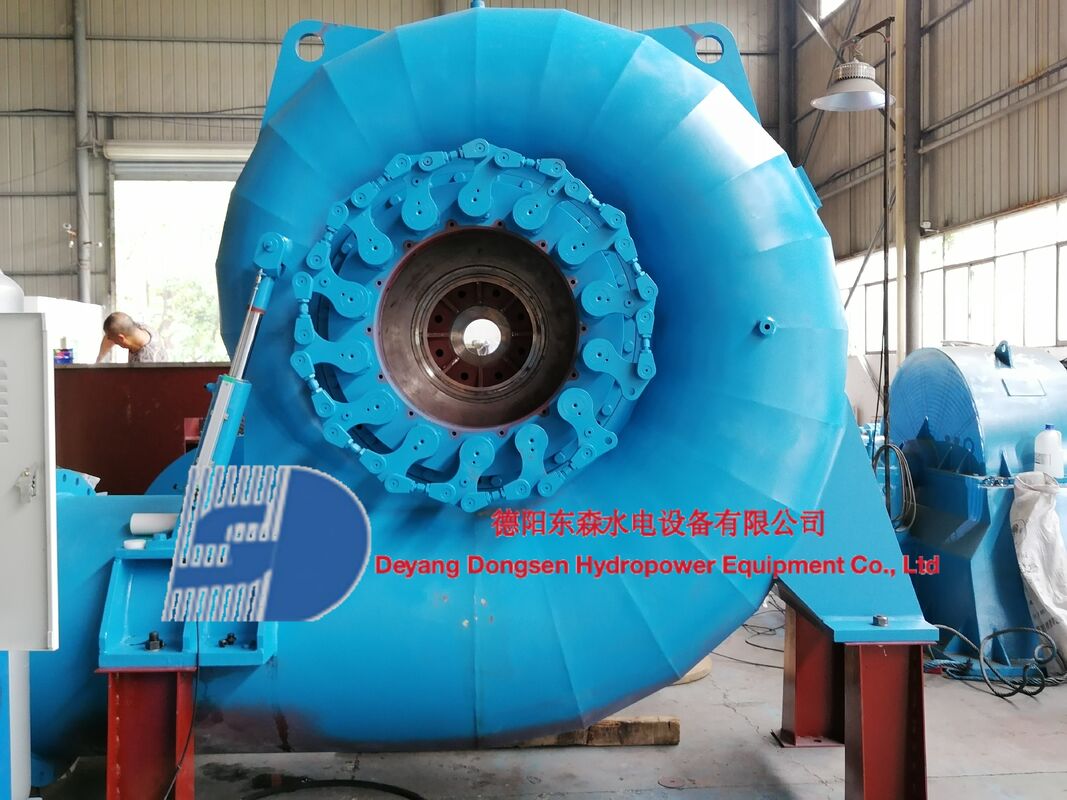 Mode Kontrol Otomatis Turbin Francis Generator dengan Tata Letak Horizontal Atau Vertikal dan Kecepatan Terukur 450-1000RPM untuk Pembangkit Listrik