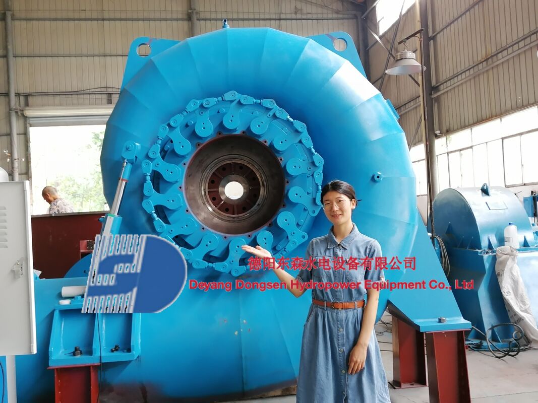 Mode Kontrol Otomatis Turbin Francis Generator dengan Tata Letak Horizontal Atau Vertikal dan Kecepatan Terukur 450-1000RPM untuk Pembangkit Listrik