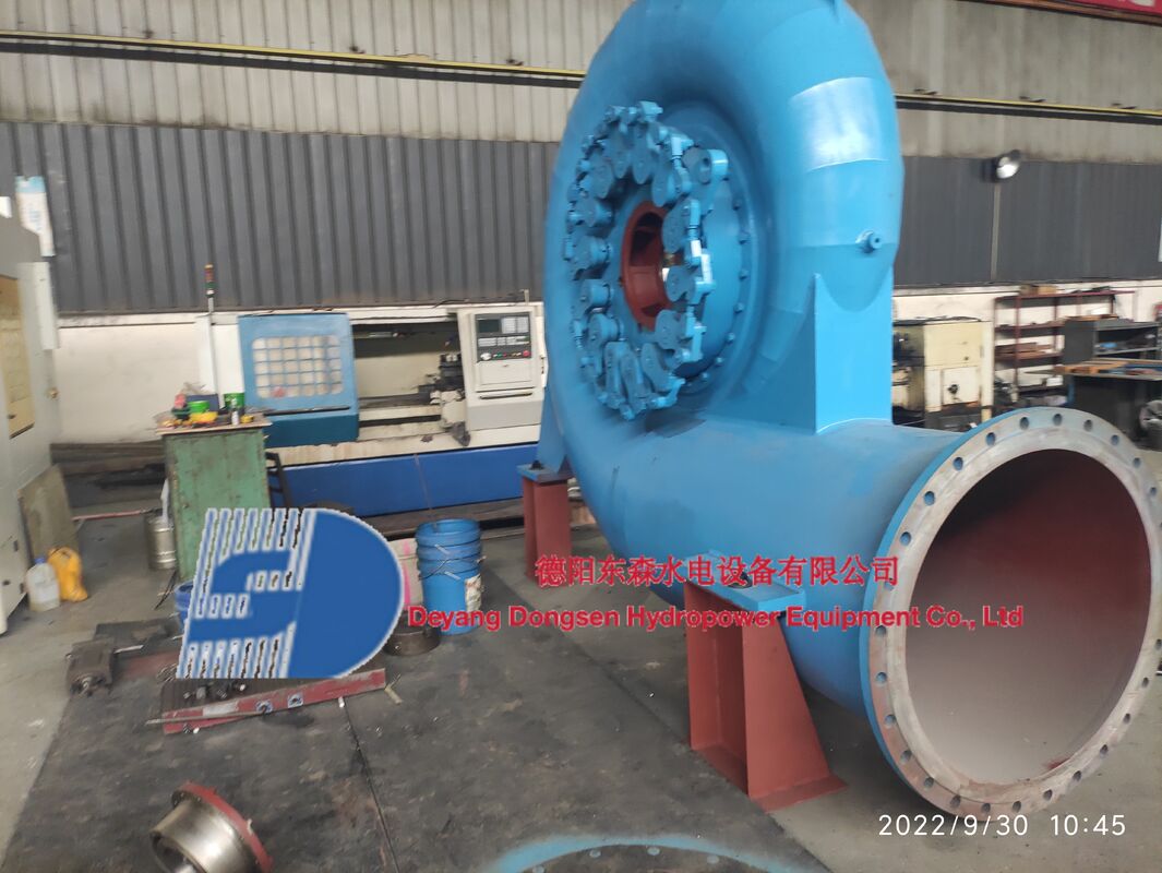 Mode Kontrol Otomatis Turbin Francis Generator dengan Tata Letak Horizontal Atau Vertikal dan Kecepatan Terukur 450-1000RPM untuk Pembangkit Listrik