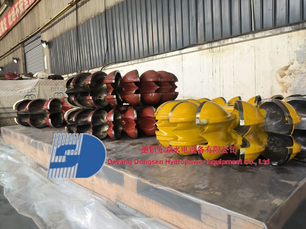 Turbin Hidro baja tahan karat dengan dimensi bilah yang dapat disesuaikan untuk aplikasi pembangkit listrik tenaga air 1-10 MW