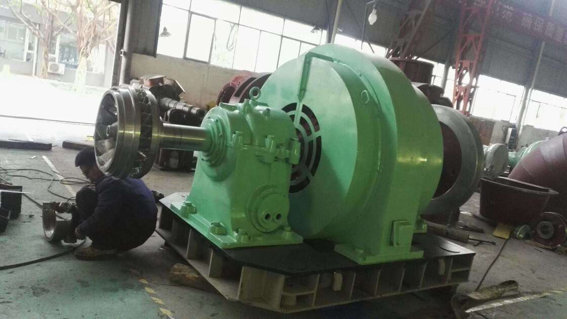Mode Kontrol Otomatis Turbin Francis Generator dengan Tata Letak Horizontal Atau Vertikal dan Kecepatan Terukur 450-1000RPM untuk Pembangkit Listrik