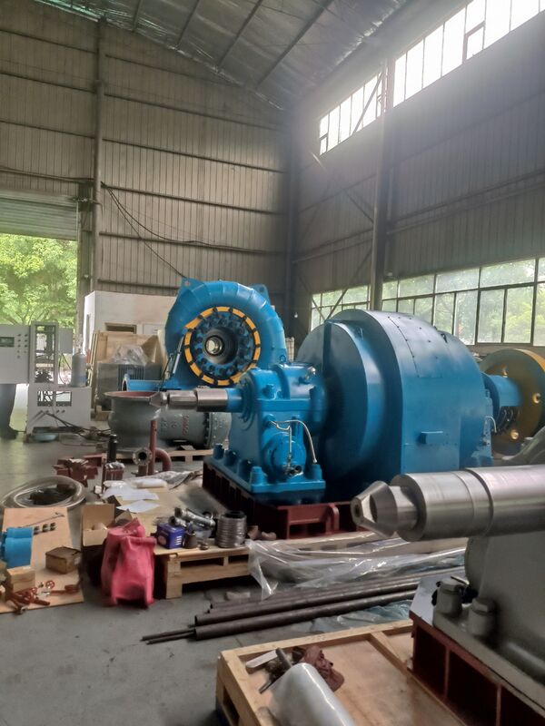 Generator Turbin Francis Baja Tahan Karat dengan Mode Kontrol Otomatis dan 450-1000 RPM untuk Solusi Energi Tenaga Air