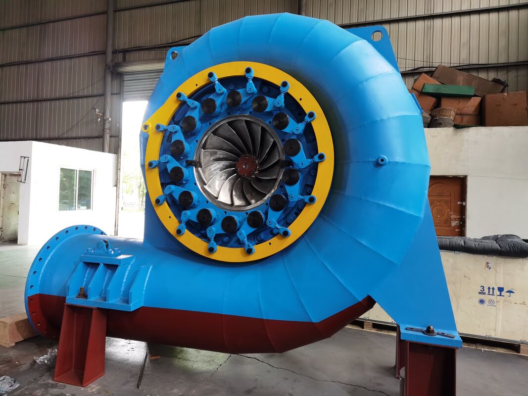 Francis Runner Water Turbine Generator Dirancang untuk Desain Kepala 168 sampai 357 M Robust Francis Turbine Generator Teknologi