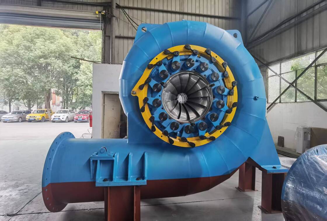 Francis Runner Water Turbine Generator Dirancang untuk Desain Kepala 168 sampai 357 M Robust Francis Turbine Generator Teknologi
