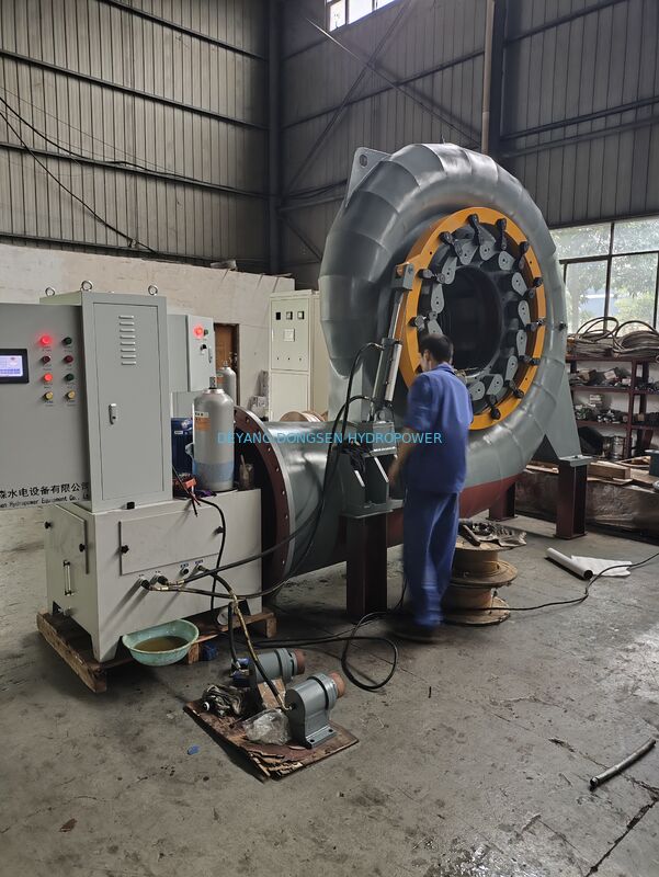 CFD Optimized Francis Hydro Turbine Generator Customizable 100KW to 20MW Power Output Achieving 90 Percent Efficiency