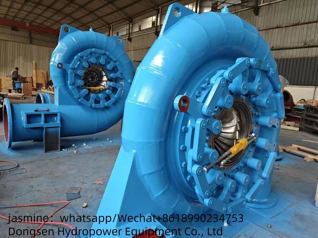 450-1000 RPM Francis Turbine Generator dengan Microcomputer Governor dan Perlindungan IP54 untuk PLTN