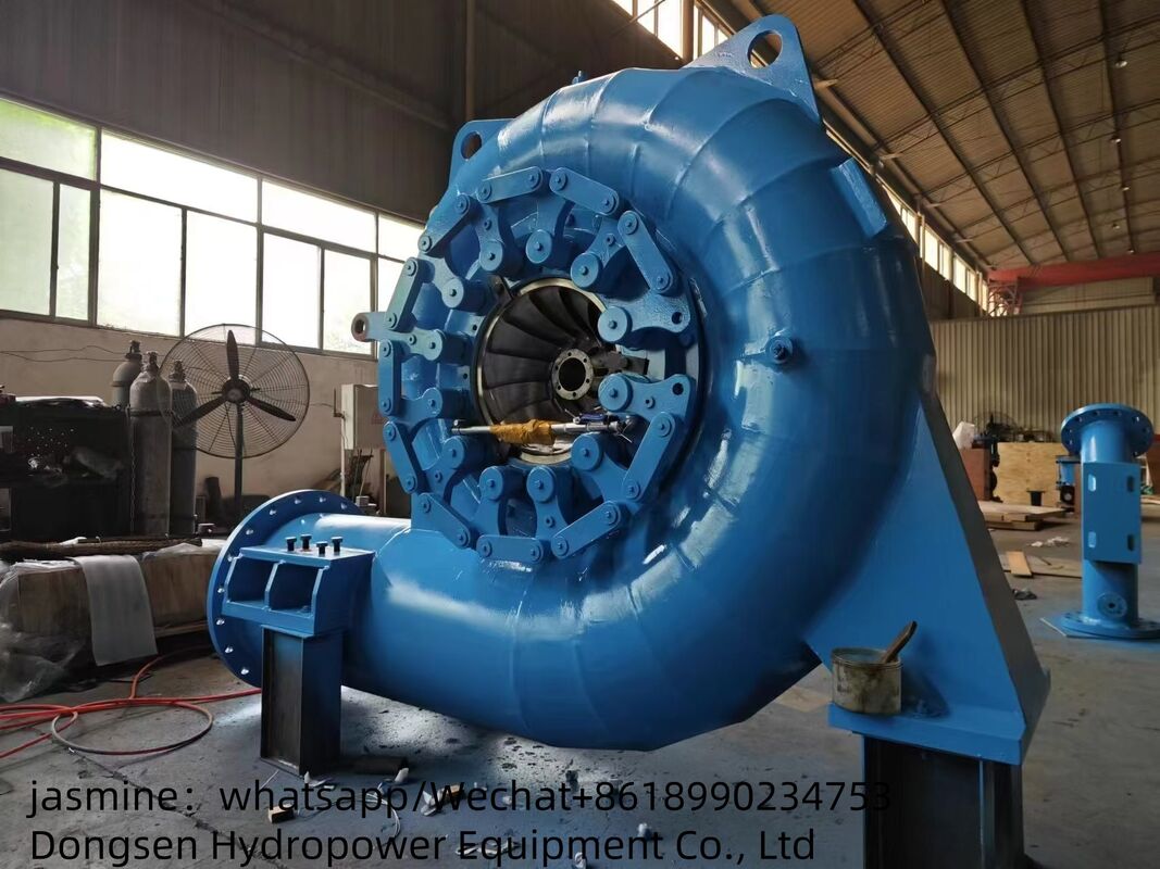 450-1000 RPM Francis Turbine Generator dengan Microcomputer Governor dan Perlindungan IP54 untuk PLTN