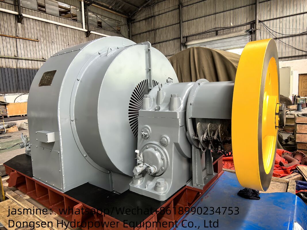 Aliran 3,21 Hingga 14,9 M³s Generator Turbin Francis Kapasitas Daya 300KW Hingga 8000KW Nilai Efisiensi 90 Persen Hingga 96 Persen
