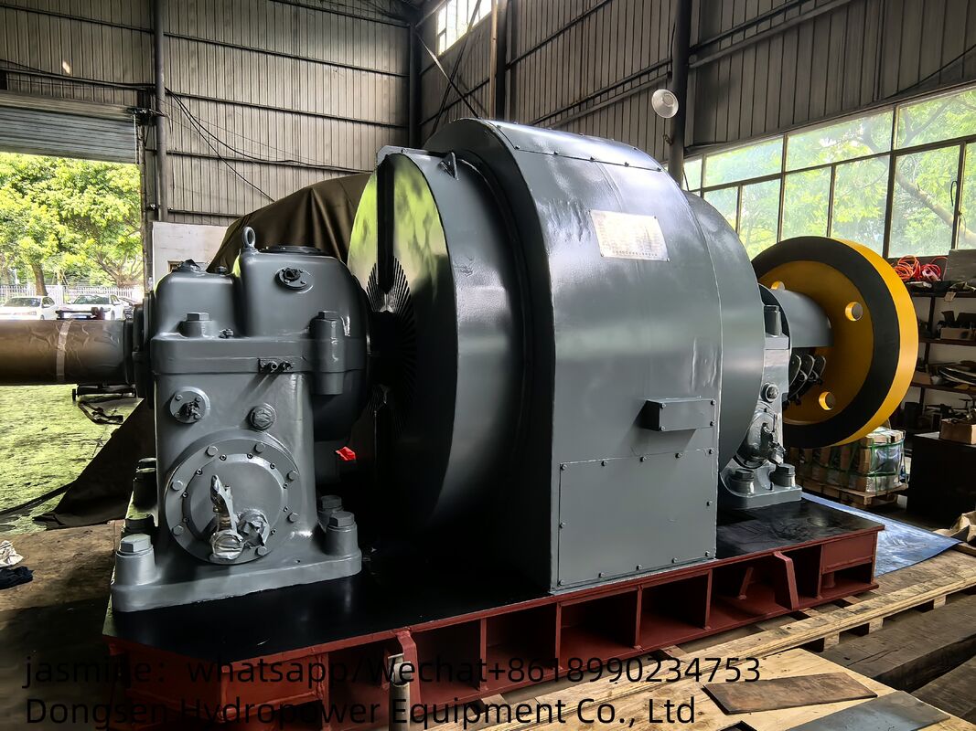 Aliran 3,21 Hingga 14,9 M³s Generator Turbin Francis Kapasitas Daya 300KW Hingga 8000KW Nilai Efisiensi 90 Persen Hingga 96 Persen