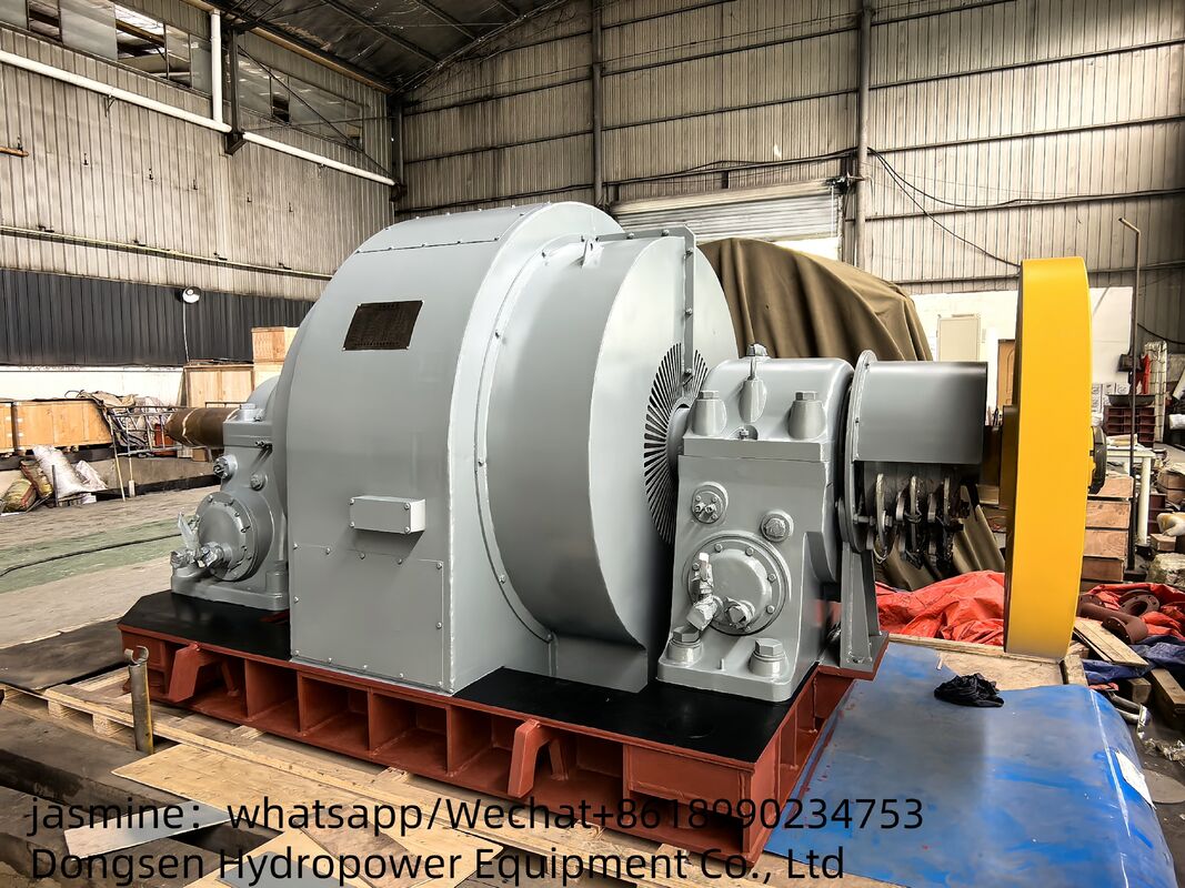 Aliran 3,21 Hingga 14,9 M³s Generator Turbin Francis Kapasitas Daya 300KW Hingga 8000KW Nilai Efisiensi 90 Persen Hingga 96 Persen