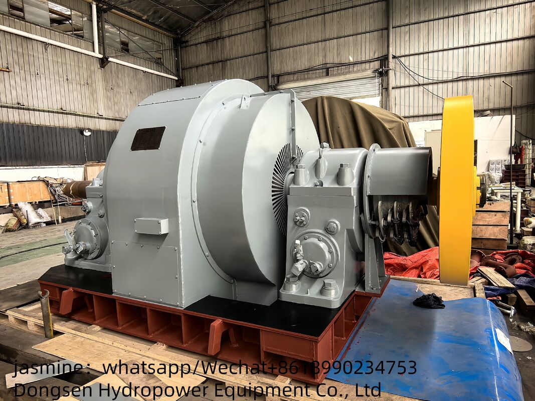 Generator Turbin Air Francis Besi Cor dengan Sistem Eksitasi Statis untuk Masa Pakai 30~50 Tahun dan Kontrol Otomatis