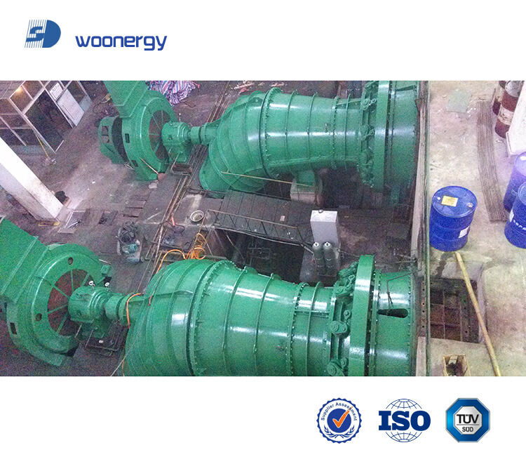 Generator Synchronous Kaplan Hydro Turbine Generator dengan jenis instalasi lubang dan aliran 500-1500 Peralatan energi terbarukan