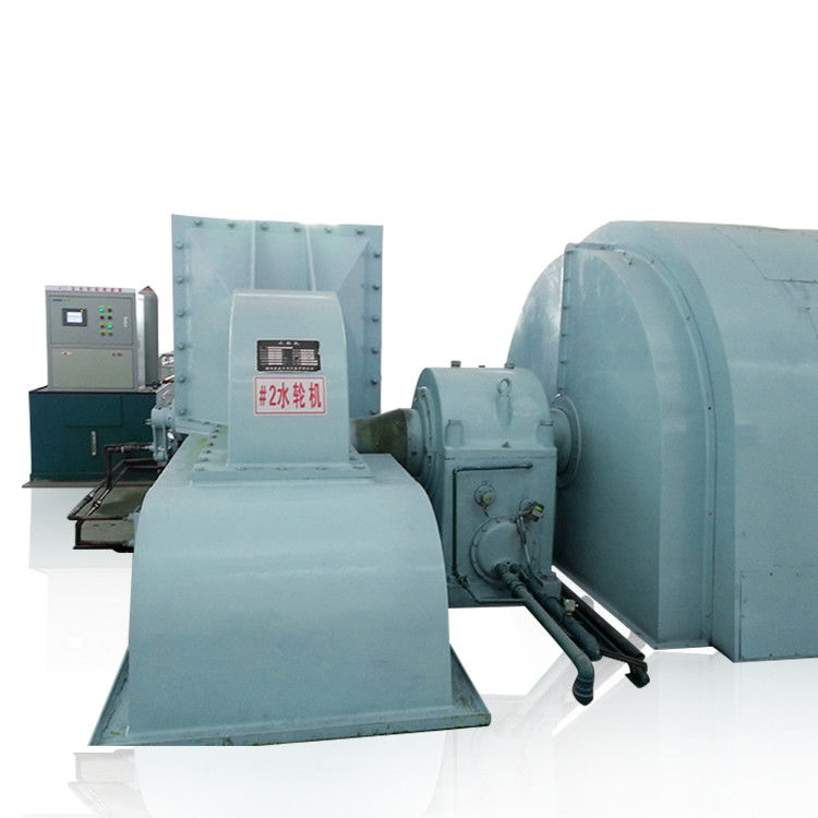 Generator turbin Pelton hidroelektrik Kinerja kepala tinggi untuk pembangkit listrik pada 600RPM dan kepala desain dari 100m hingga 700m