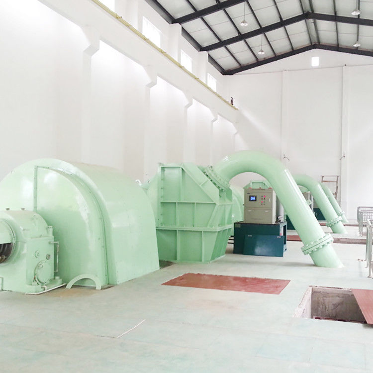 Kepala Tinggi 100m hingga 2000m Pelton Turbine Generator 200mm Diameter Isolasi Kelas FF Cocok untuk aplikasi tenaga air