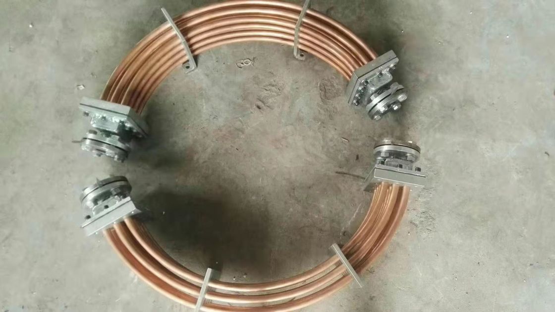 Industrial Wall Mounted Hydraulic Oil Cooler 10-50 Kg Untuk Pipa Cairan Rentang suhu operasi 0-80 °C Kinerja