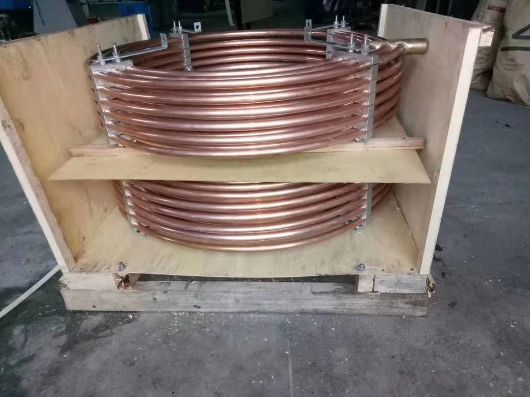 Industrial Wall Mounted Hydraulic Oil Cooler 10-50 Kg Untuk Pipa Cairan Rentang suhu operasi 0-80 °C Kinerja