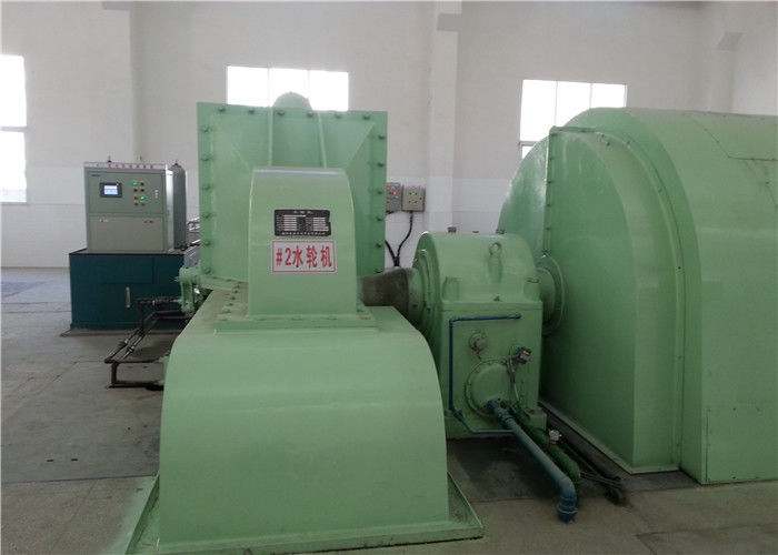 Kepala Tinggi 100m hingga 2000m Pelton Turbine Generator 200mm Diameter Isolasi Kelas FF Cocok untuk aplikasi tenaga air