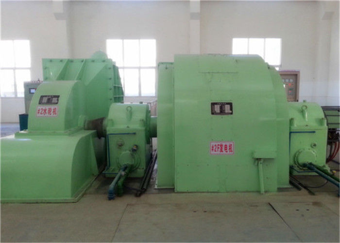Kepala Tinggi 100m hingga 2000m Pelton Turbine Generator 200mm Diameter Isolasi Kelas FF Cocok untuk aplikasi tenaga air