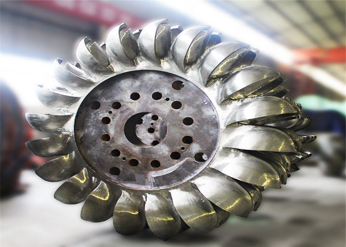 0.5 MW-20MW Power Output Pelton Turbine Generator dengan instalasi horisontal dan sistem eksitasi statis