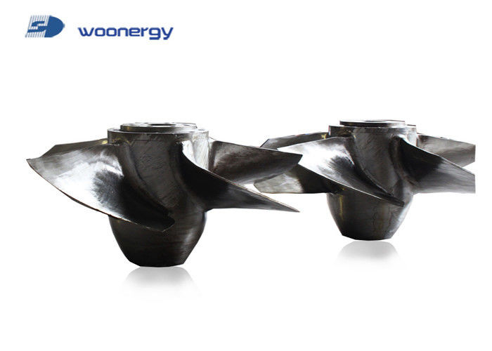 Kaplan Hydro Turbine Generator dengan pisau stainless steel, Efisiensi hingga 95%, dan Variable Flow Rate untuk tenaga hidroelektrik
