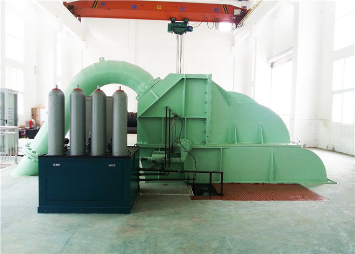 Diameter 200mm Turbin Pelton Kepala Tinggi Termasuk Sistem Eksitasi Tanpa Sikat atau Statik yang Dirancang untuk Tenaga Hidroelektrik