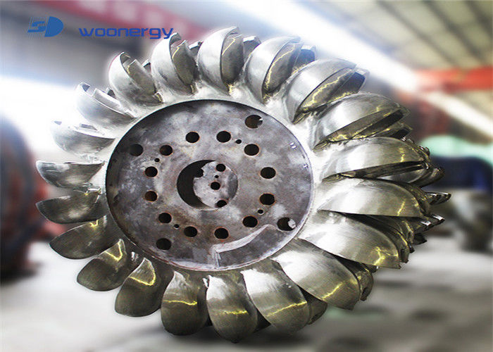 Diameter 200mm Turbin Pelton Kepala Tinggi Termasuk Sistem Eksitasi Tanpa Sikat atau Statik yang Dirancang untuk Tenaga Hidroelektrik