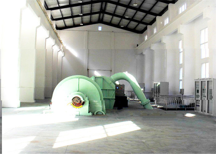 Diameter 200mm Turbin Pelton Kepala Tinggi Termasuk Sistem Eksitasi Tanpa Sikat atau Statik yang Dirancang untuk Tenaga Hidroelektrik