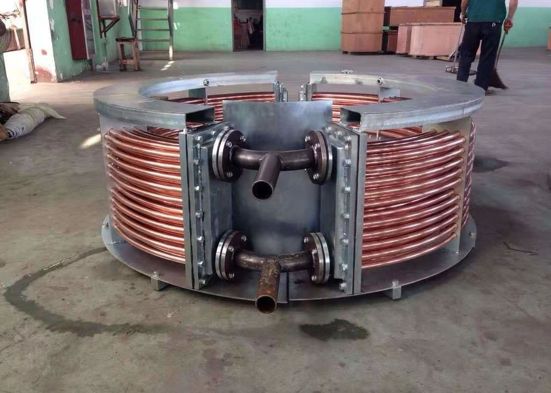 Industrial Wall Mounted Hydraulic Oil Cooler 10-50 Kg Untuk Pipa Cairan Rentang suhu operasi 0-80 °C Kinerja