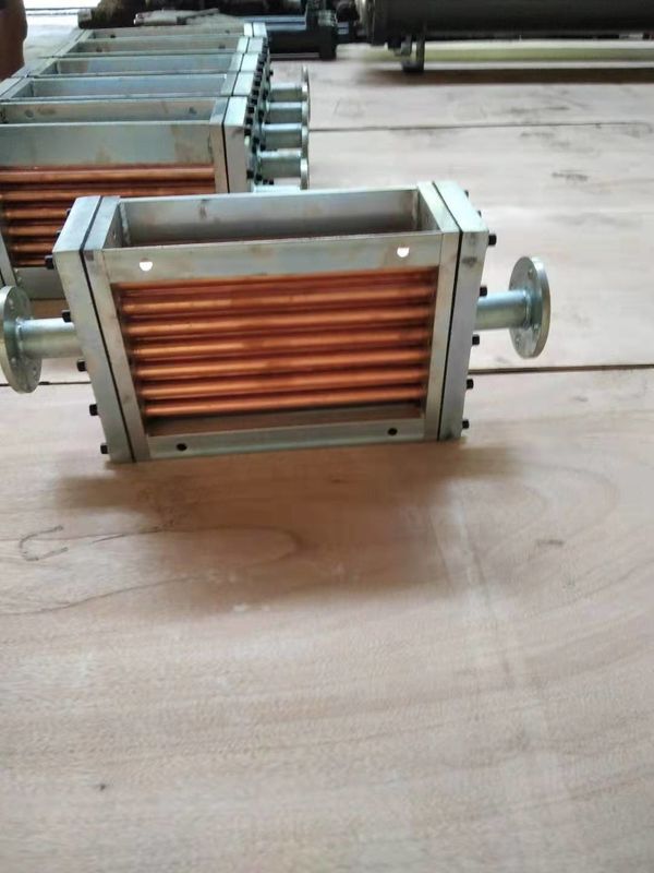 Kisaran suhu operasi 0-80°C Air Oil Cooler 500x500x500 mm Unit turbin hidrolik Oil Cooler dan Cooling Solution