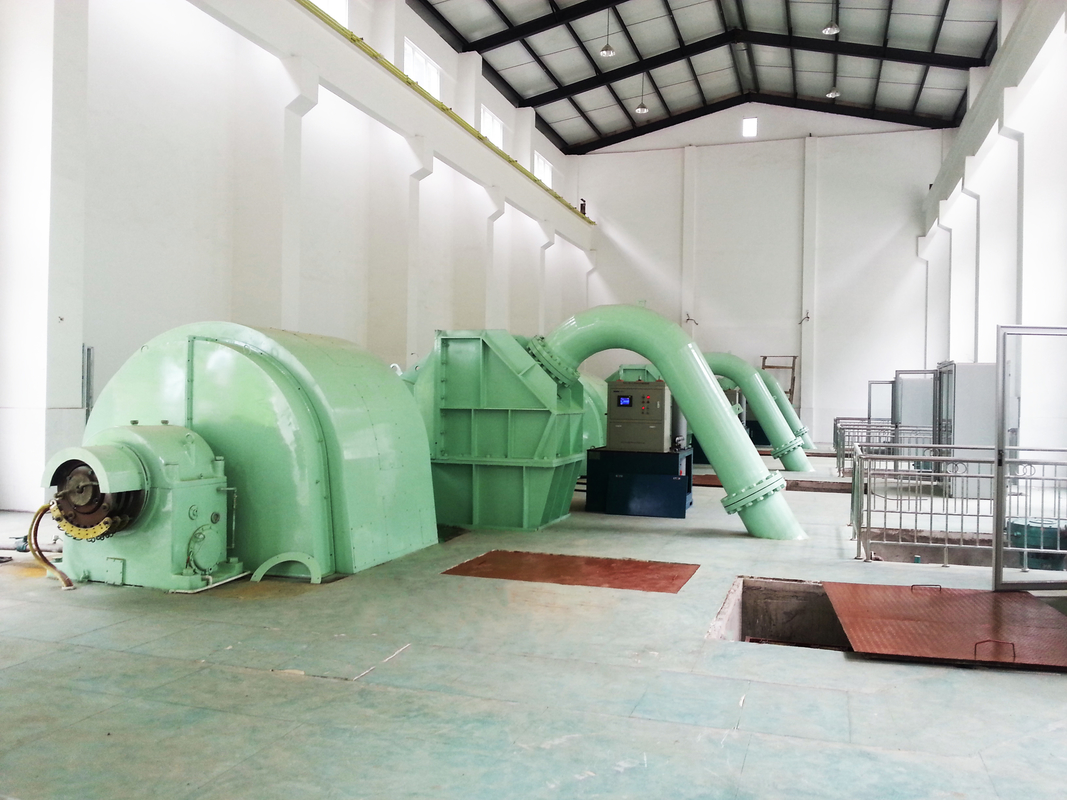 Turbin Pelton Kepala Untuk pembangkit listrik tenaga air Kapasitas 5-50t Frekuensi nominal 50/60Hz Mode eksitasi tanpa sikat atau tiristor