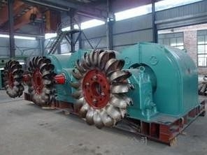 Turbin air kepala tinggi stainless steel runner dirancang untuk RPM tinggi 600-1000rpm