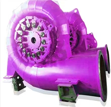 Low Speed Rotation Hydro Turbine Runner dengan tipe bilah yang dapat disesuaikan dalam polishing