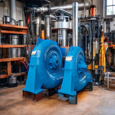 Kontrol otomatis Francis Turbine Generator 450-1000RPM dengan stainless steel Runner