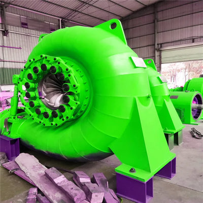 Baja / Baja tahan karat Francis Hydro Turbine Dirancang untuk Kepala Air Jangkauan 5m-500m