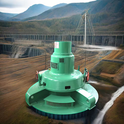 Warna yang disesuaikan Kaplan Hydro Turbine Generator Stainless Steel Runner Diameter 0,6-2m