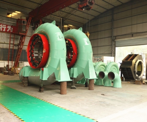 Generator Turbin Air Air Dingin yang Disesuaikan dengan Runner Baja Resipi 450-1000 RPM