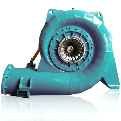 Otomatis Vertikal Francis Turbin Air Generator 300KW-20MW Rated Power 450-1000RPM Kecepatan