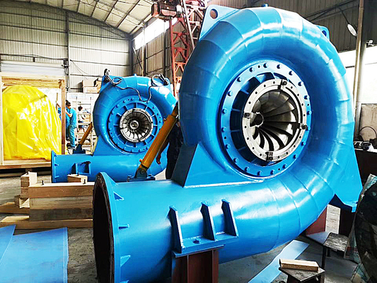 Custom Kapasitas Tinggi Kepala Turbin Air Baja Dan Model Baja Tidak Berlemak 5m-500m Kepala Air