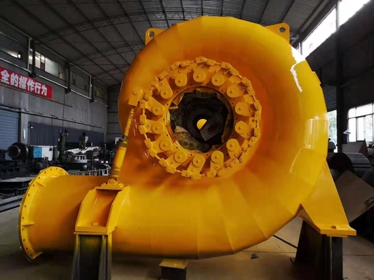 200kW-20MW Turbin air tanpa sikat Pendingin udara / air Instalasi vertikal 450-1000 RPM