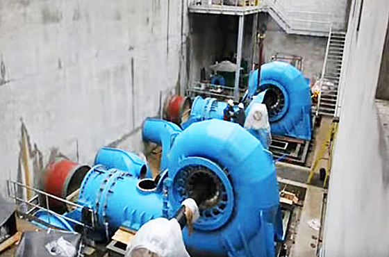 Vertikal atau horisontal Francis Turbin Air Generator Runner stainless steel