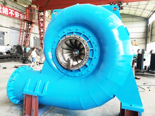 Turbin air kepala tinggi stainless steel Francis Customized 50HZ/60HZ Model 5m-500m Kepala