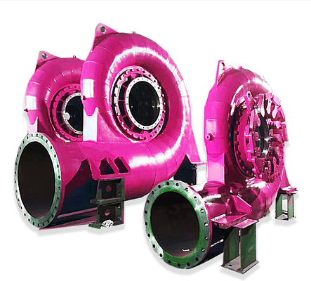 Efisiensi Stainless Steel Francis Water Turbine Generator 450-1000RPM 400V-10kV Kontrol otomatis