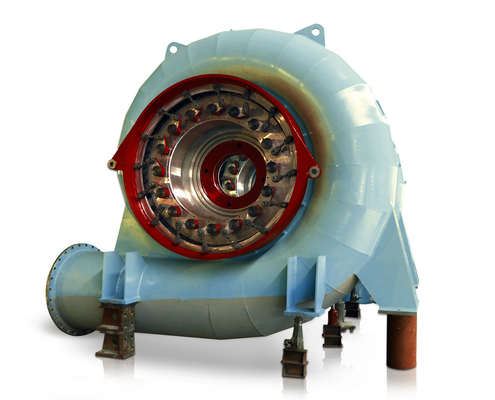 Efisiensi Generator Turbin Air Francis Otomatis 300KW-20MW Daya Nominal 400V-10kV Tegangan