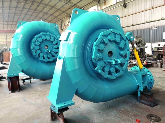 Generator Turbin Air Otomatis / Manual Indoor / Outdoor 220V-690V Color Disesuaikan Vertikal / Instalasi horizontal