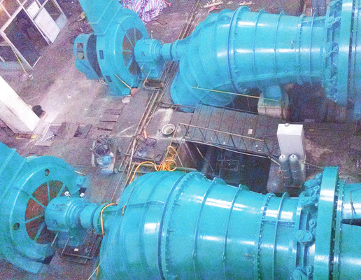 Baja dan baja tahan karat Hydro Turbine Generator Daya tahan Model khusus Untuk frekuensi 50HZ/60HZ