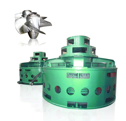 Custom Warna Stainless Steel Water Powered Turbine Generator 5-30m Nominal Kepala 220-11000V