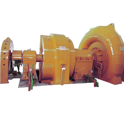 Generator Turbin Francis vertikal atau horisontal 400V 800V 6.3kV 10kV