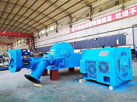 200kw-20mw Turbin air yang disesuaikan Dalam ruangan/luar ruangan Frekuensi Nominal Air/Air Cooling