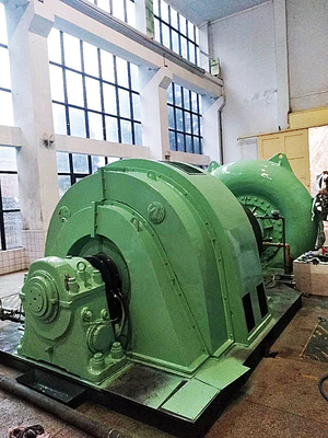 Kapasitas Generator Turbin Hidro 200kw-20mw Kepala air 5m-500m RPM 450-1000rpm